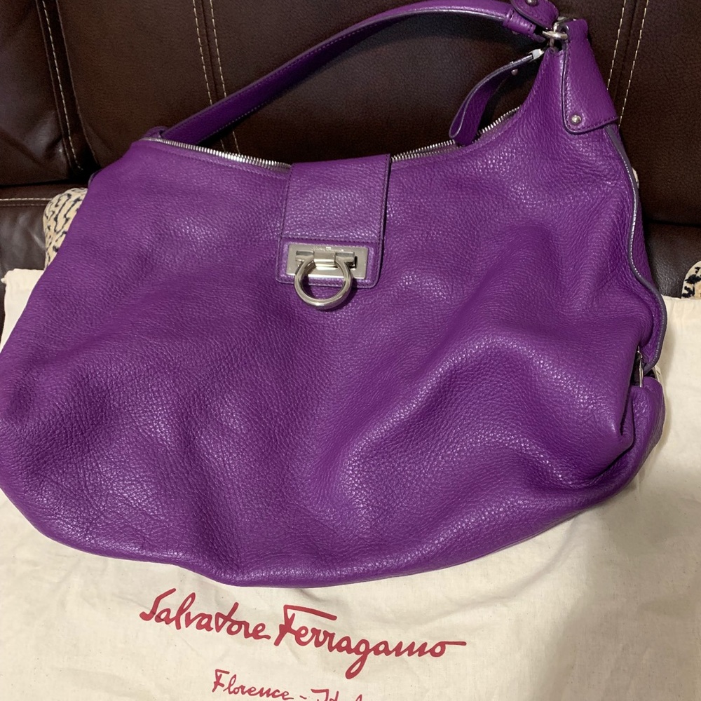 Authentic Salvatore Ferragamo shoulder bag